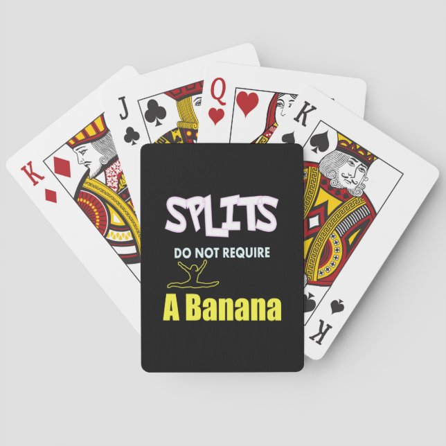 Zitat von Girls Gymnastics Banana Splits Spielkarten (Rückseite)