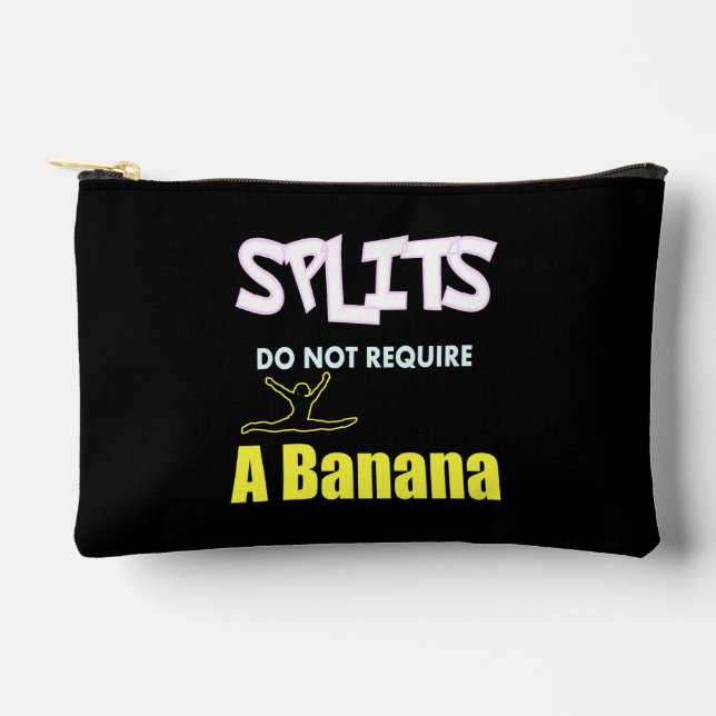 Zitat von Girls Gymnastics Banana Splits Zubehörtasche (Vorderseite)
