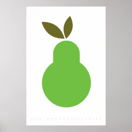 Zitat von Green Pear Retro Poster der 60er Jahre