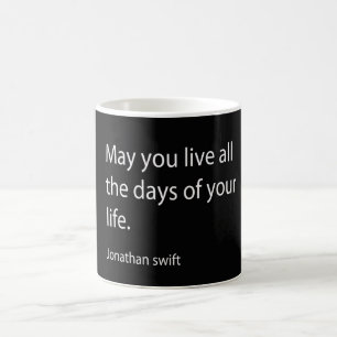 Zitat von Jonathan Swift Kaffeetasse