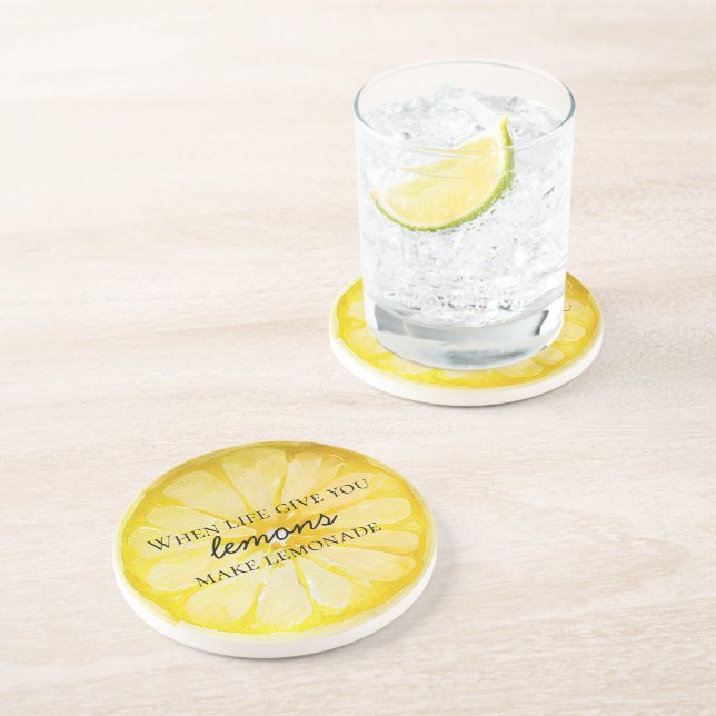 Zitat von Lemon Getränkeuntersetzer (Seite)
