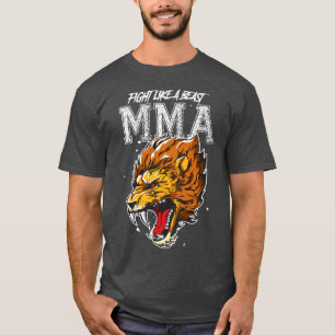 Zitat von Lion Mixed Martial Arts MmaBeast Kämpfe  T-Shirt