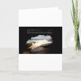 Zitat von Marie Curie Karte