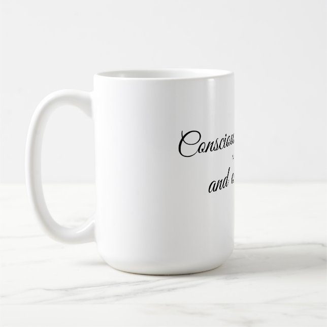 Zitat von Neville Goddard Kaffeetasse (Links)