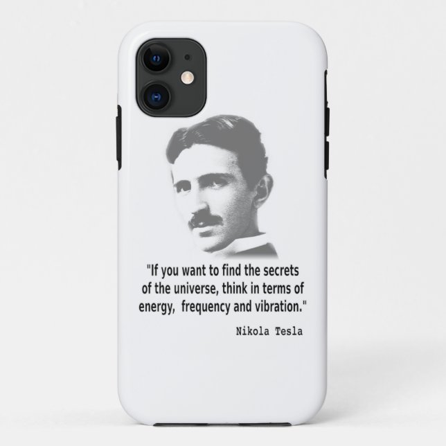Zitat von Nikola Tesla Case-Mate iPhone Hülle (Rückseite)