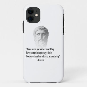 Zitat von Platon iPhone 11 Hülle