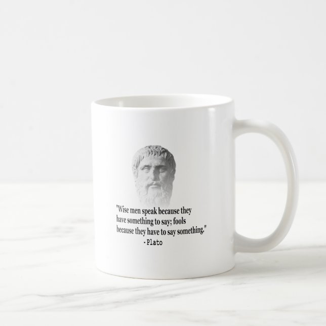 Zitat von Platon Kaffeetasse (Rechts)