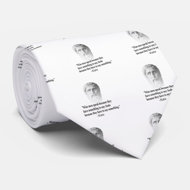 Zitat von Platon Krawatte (Gerollt)