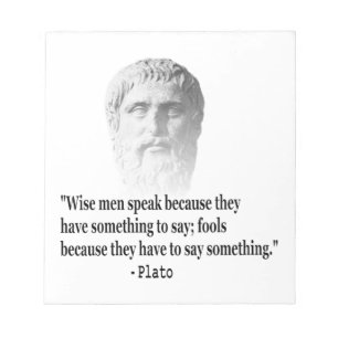 Zitat von Platon Notizblock