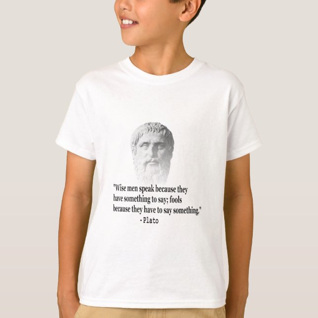 Zitat von Platon T-Shirt (Vorderseite)
