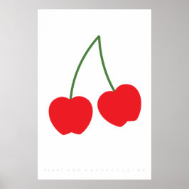 Zitat von Red Cherry Retro Poster der 60er Jahre