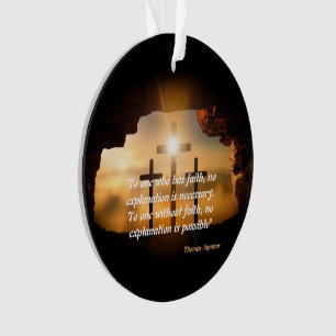 Zitat von Saint Thomas Aquinas über das religiöse  Ornament