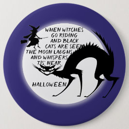 Zitat von schwarzen Katzen und Hexen Button