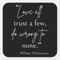 Zitat von Shakespeare - Liebe, Vertrauen und Falsc