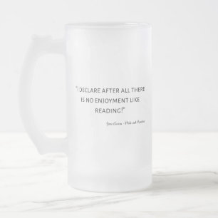 Zitat von Stolz und Vorurteilen III Mattglas Bierglas