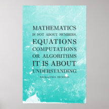 Zitat von Thurston - Math Posters