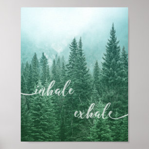 Zitat von Wäldern, die einen Ausschnitt aus der Mo Poster