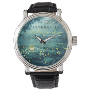 Zitat von Whimsistischen Inspirierend Träumen Armbanduhr