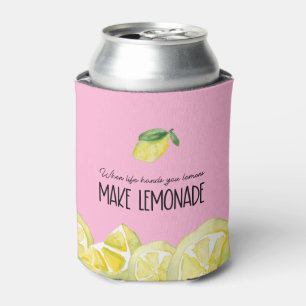 Zitat Wenn Sie Zitronen im Leben machen Limonade Dosenkühler