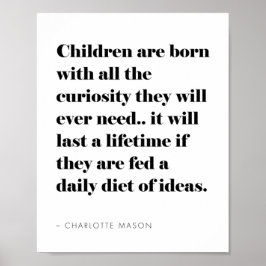 Zitat zu den Kindern aus dem Hause Inspiration Poster