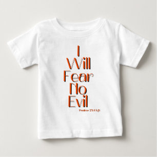 Zitat zu den Psalmen 23:4 Bibelversen Baby T-shirt
