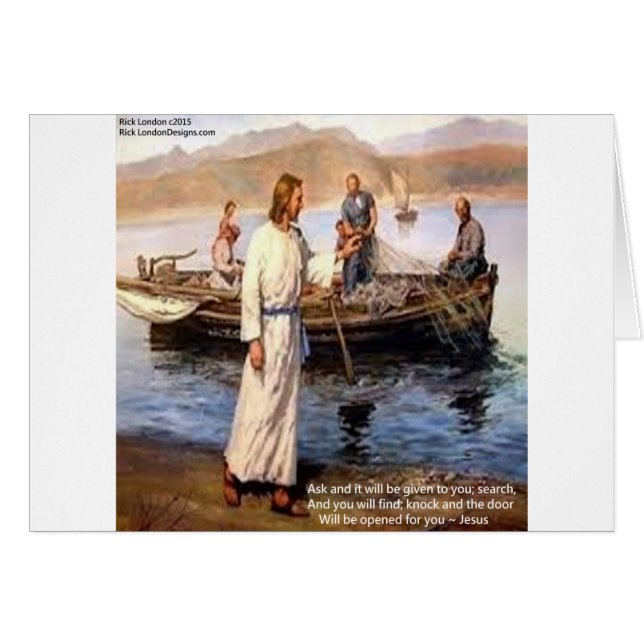 Zitat zu Jesus & Eröffnungstüren (Vorderseite (Horizontal))