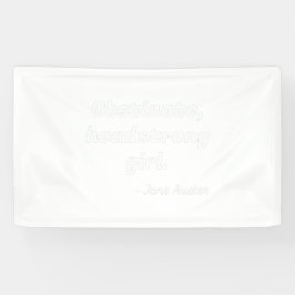 Zitat zu Stolz und Vorurteilen II Banner