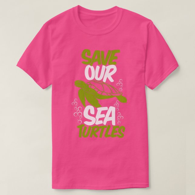 Zitat zum Aussterben von Schildkröten T-Shirt (Design vorne)