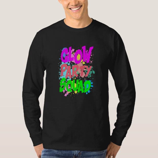 Zitat zum farbenfrohen Glühwürmchen-Party des cool T-Shirt (Vorderseite)