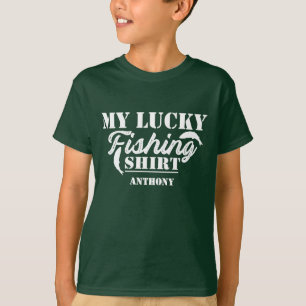 Zitat zum Fischen mein glückliches Shirt Funny