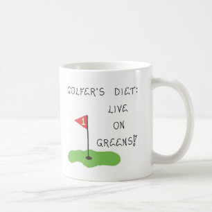 Zitat zum Golf - Tasse