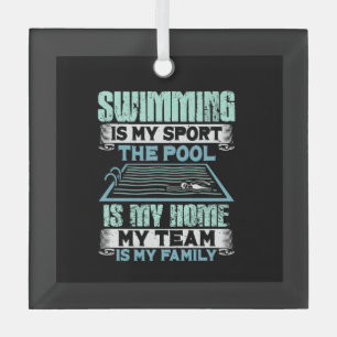 Zitat zum Sonnenbaden Ornament Aus Glas