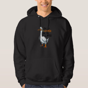 Zitat zum Spaß von Gänse-Alberner Vogeltier-Enten Hoodie