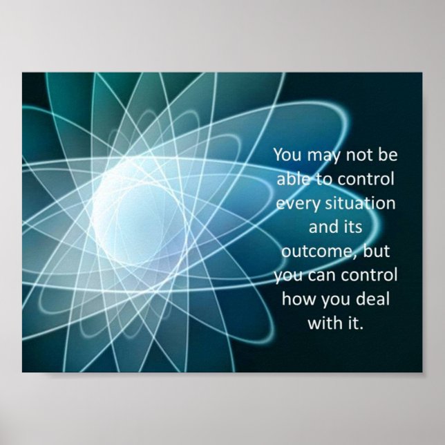 Zitat zum Thema "Energie" Poster (Vorne)