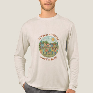 Zitat zum Thema Erziehungsgemeinschaft – Es brauch Tri-Blend Shirt