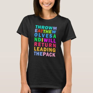 Zitat zum Thema Führung und Management-Regenbogens T-Shirt