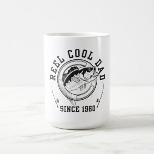 Zitat zum Thema "Funny Fishing": Cooler Vater seit Kaffeetasse