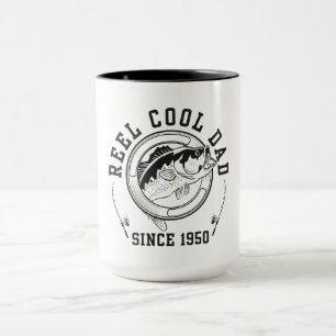 Zitat zum Thema "Funny Fishing": Cooler Vater seit Tasse