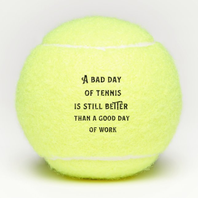 Zitat zum Thema Tennis Tennisbälle (Vorderseite)