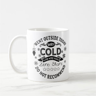 Zitat zum Weihnachtsfest im Winter Kaffeetasse