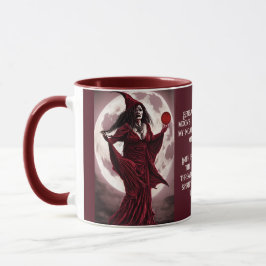Zitat zum Zauber der Roten Hexe Tasse