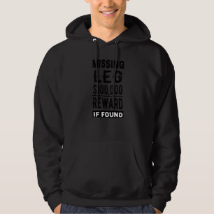 Zitat zur Erholung nach Beinoperation und Amputati Hoodie