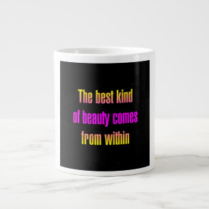 Zitat zur Ermutigung # 149 Jumbo-Tasse