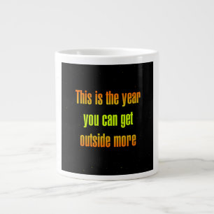 Zitat zur Ermutigung # 189 Jumbo-Tasse