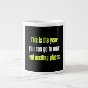 Zitat zur Ermutigung # 194 Jumbo-Tasse