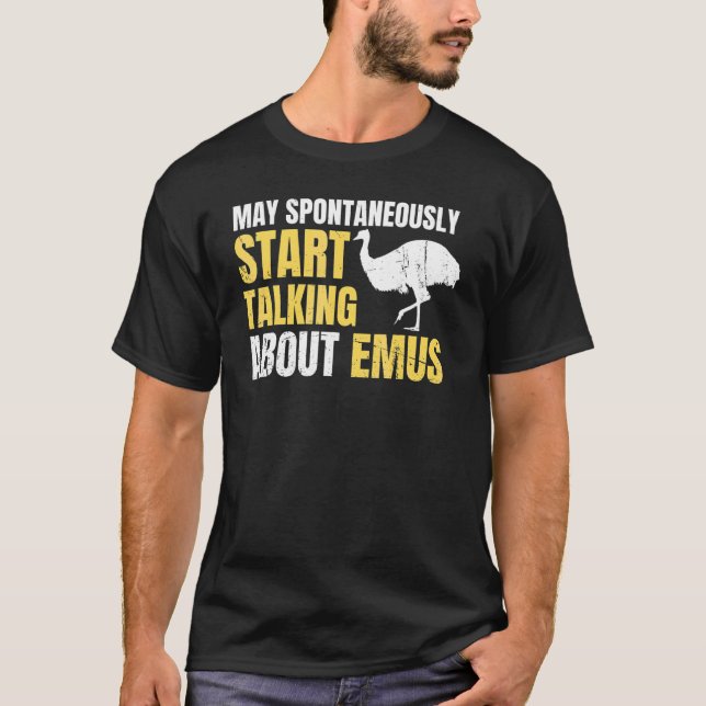 Zitat zur Geschichte von Emu War Australia für ein T-Shirt (Vorderseite)
