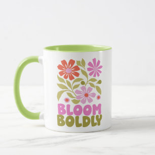 Zitat zur Inspirationsbejahung von Retro Boho Tasse