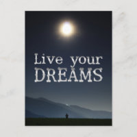 Zitat zur Motivation für Live Your Dreams