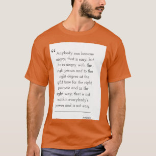 Zitat zur Philosophie Aristoteles 2 T-Shirt