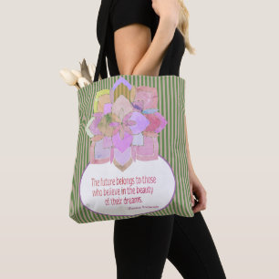 Zitat zur Schönheit der Träume Tasche